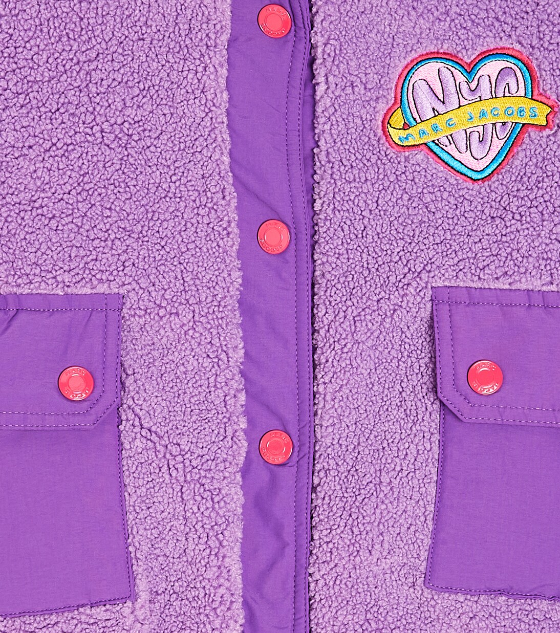 Veste teddy à capuche | Marc Jacobs Kids