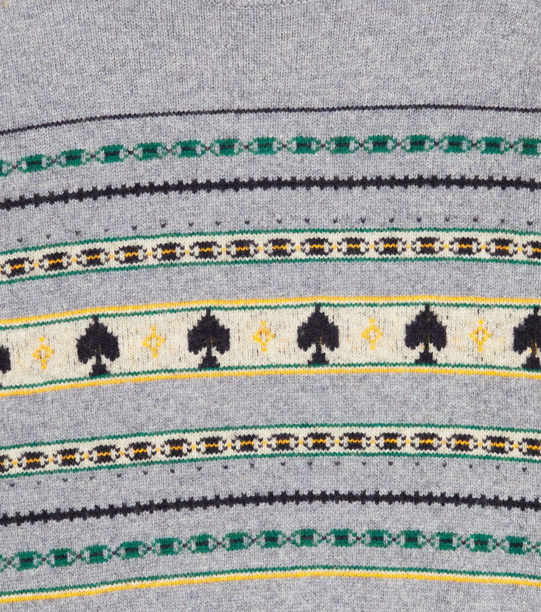 Pull Branco en jacquard de laine | Bonpoint