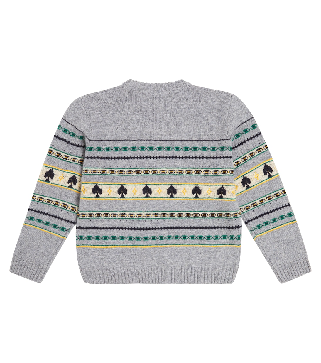 Pull Branco en jacquard de laine | Bonpoint
