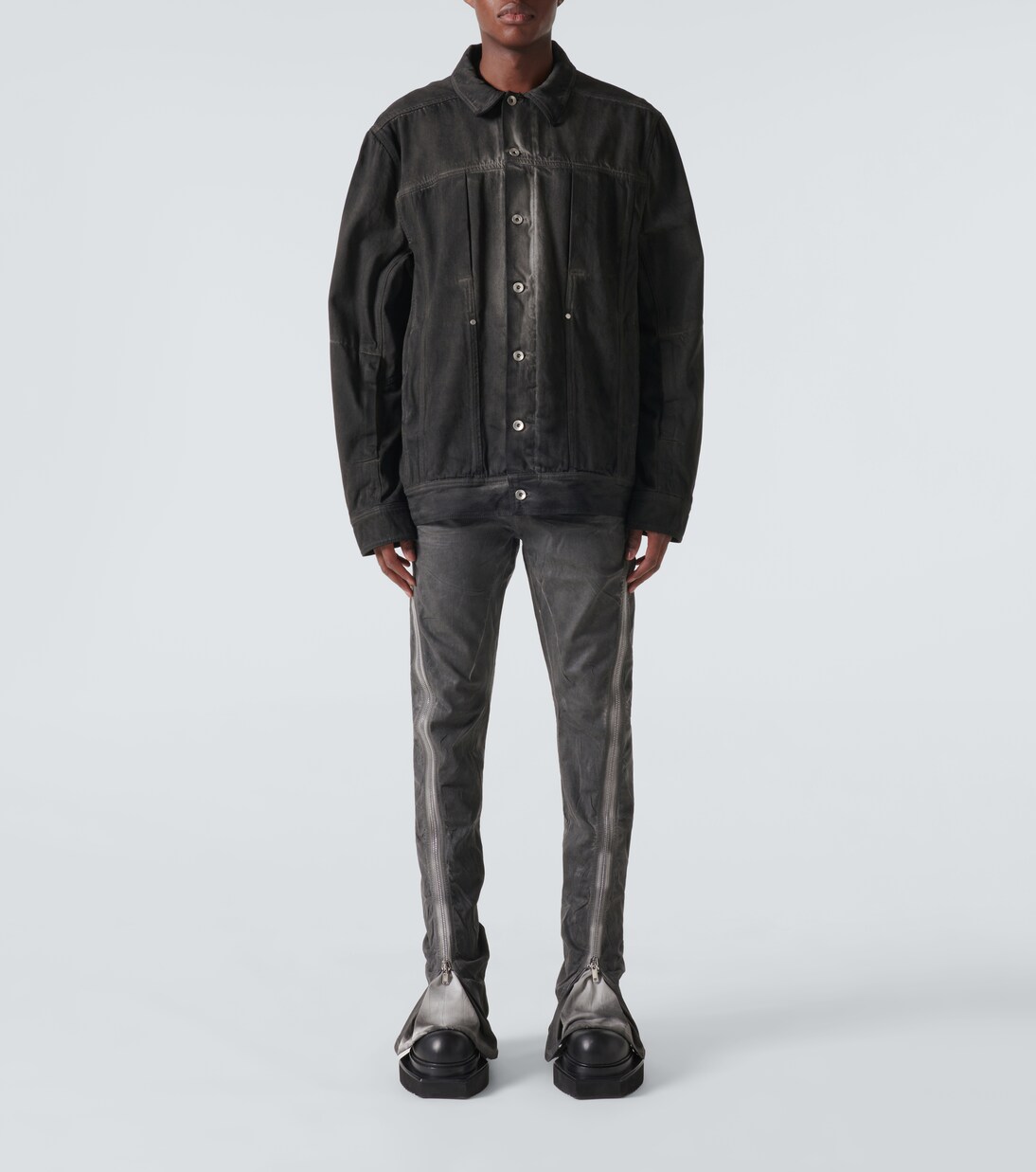 Paneled tapered jeans | Rick Owens