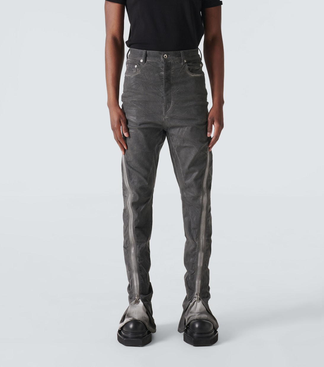 Paneled tapered jeans | Rick Owens