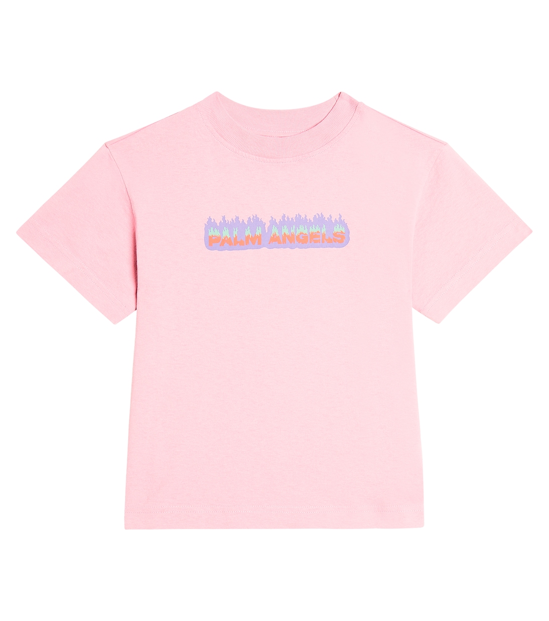 Flames cotton jersey T-shirt | Palm Angels Kids