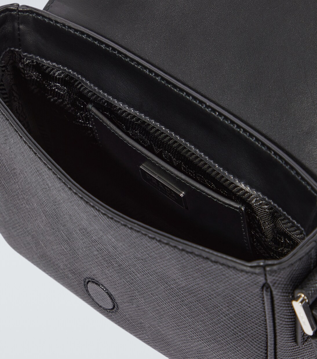 Logo saffiano leather shoulder bag | Prada