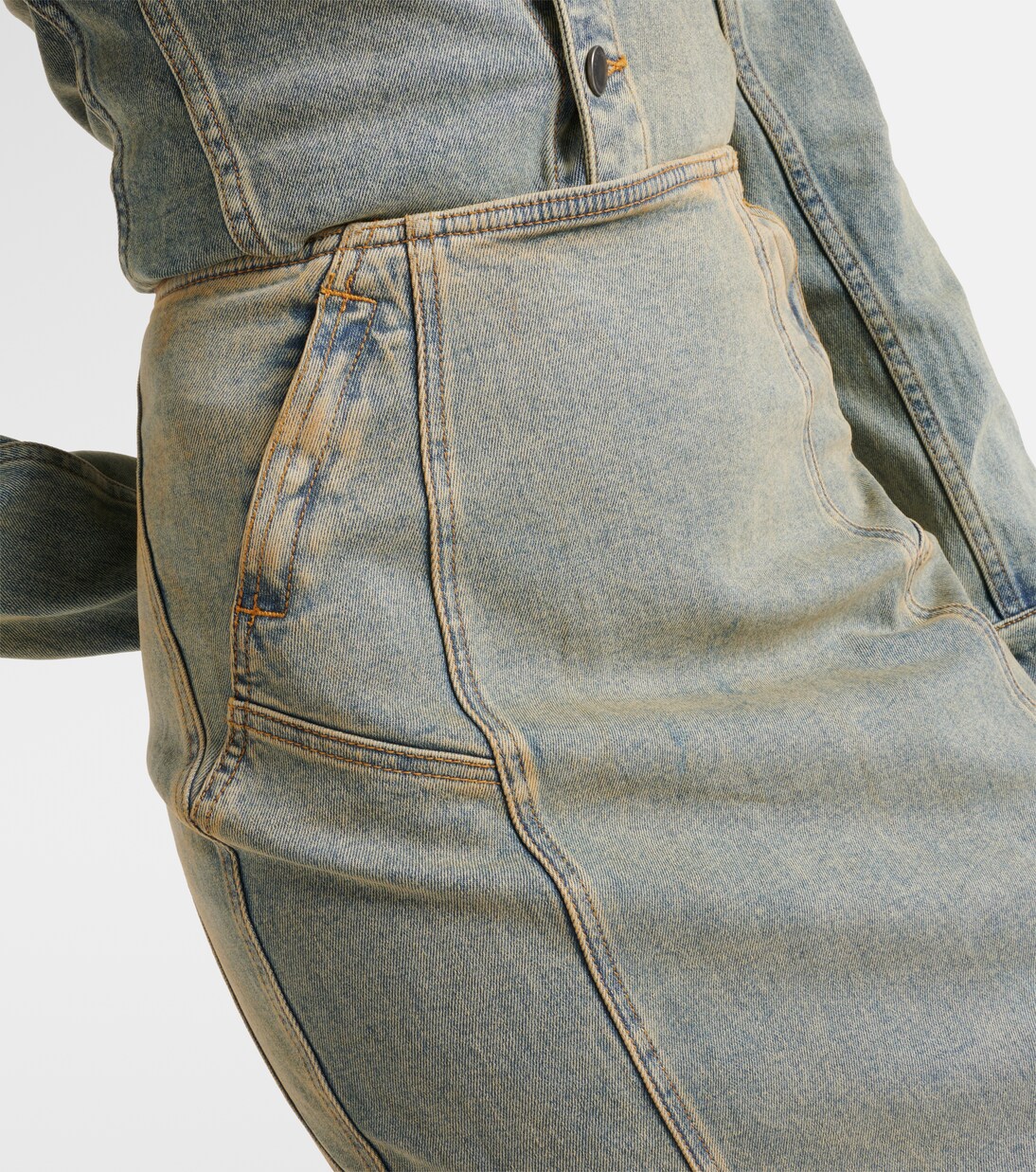 Gonna lunga di jeans Caudal Fin | Entire Studios