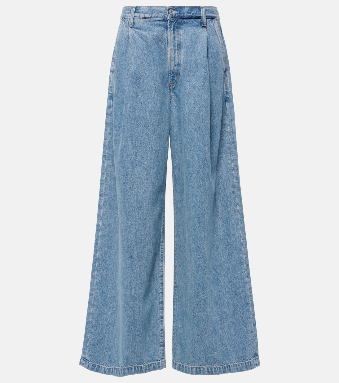 Mid-Rise Wide-Leg Jeans Ellis | Agolde