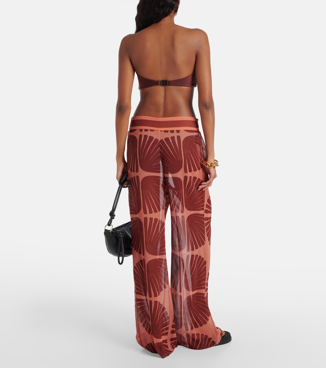 Pantalon ample imprimé | Johanna Ortiz