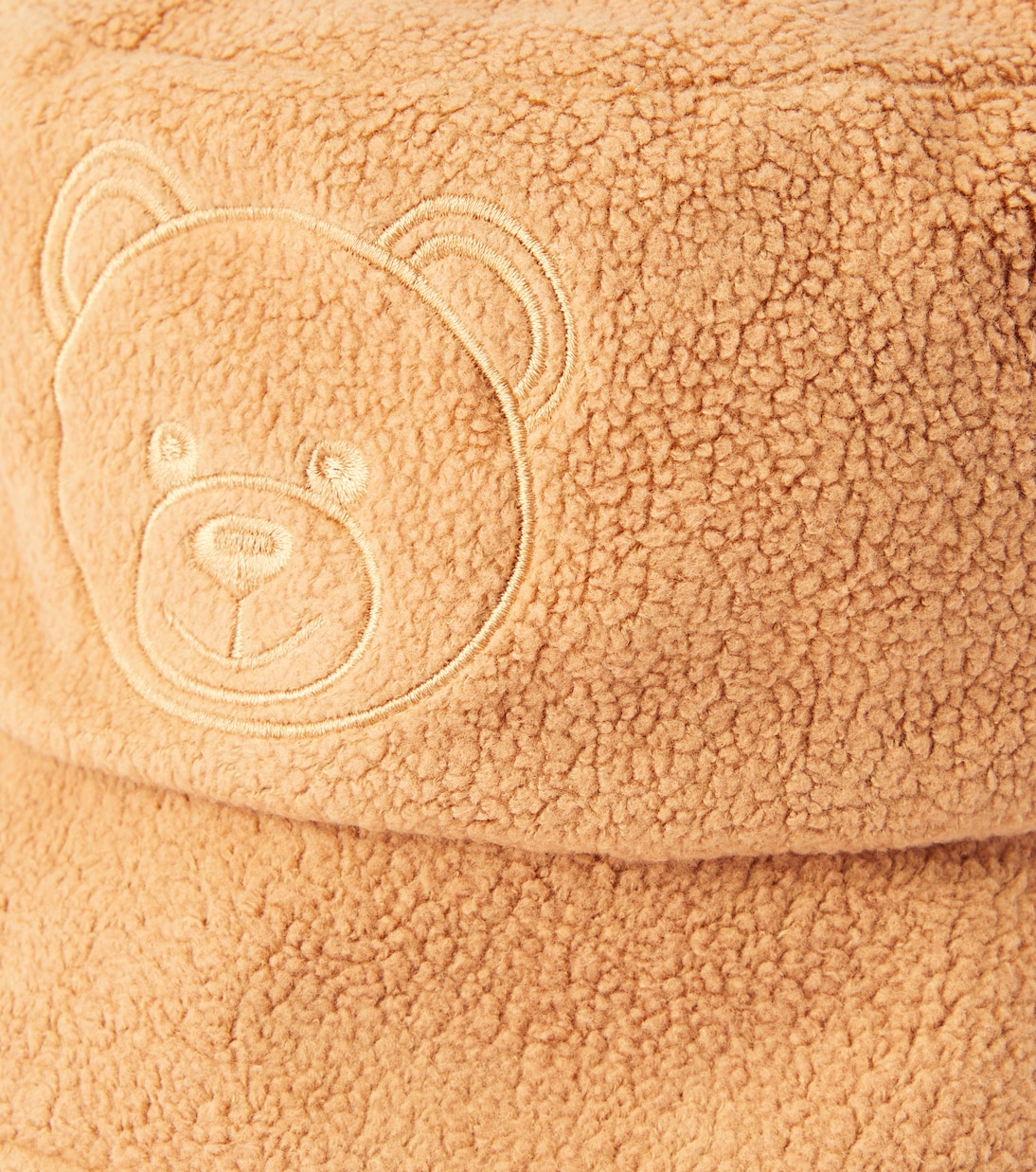 Embroidered fleece bucket hat | Moschino Kids