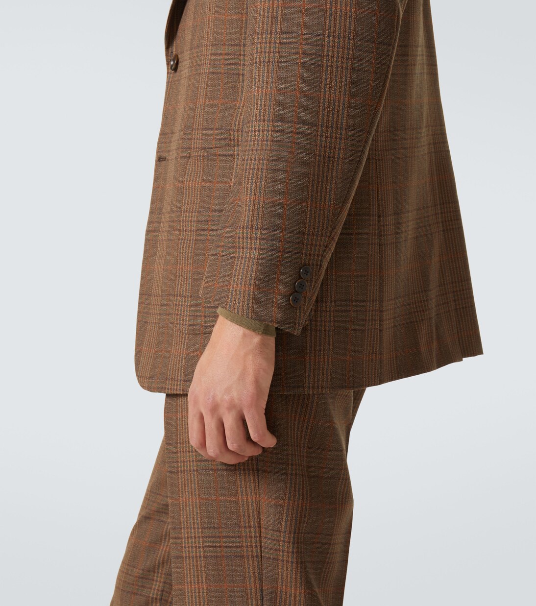 Prince of Wales wool blazer | Auralee