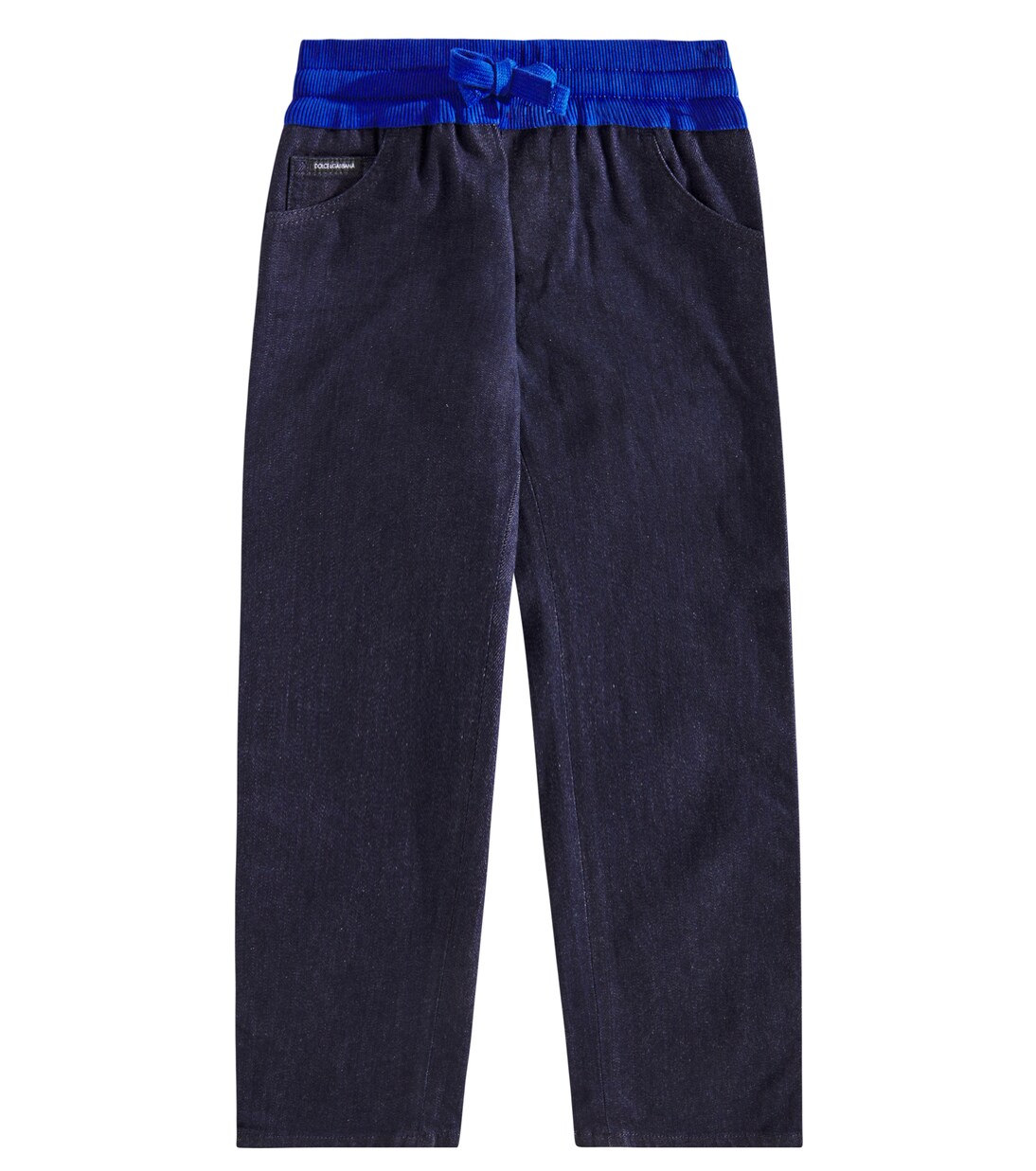 Logo denim sweatpants | Dolce&Gabbana Kids
