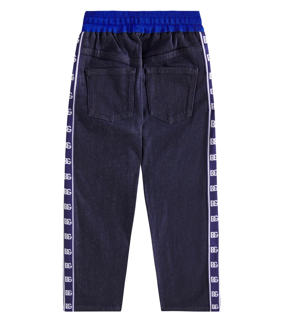 Logo denim sweatpants | Dolce&Gabbana Kids