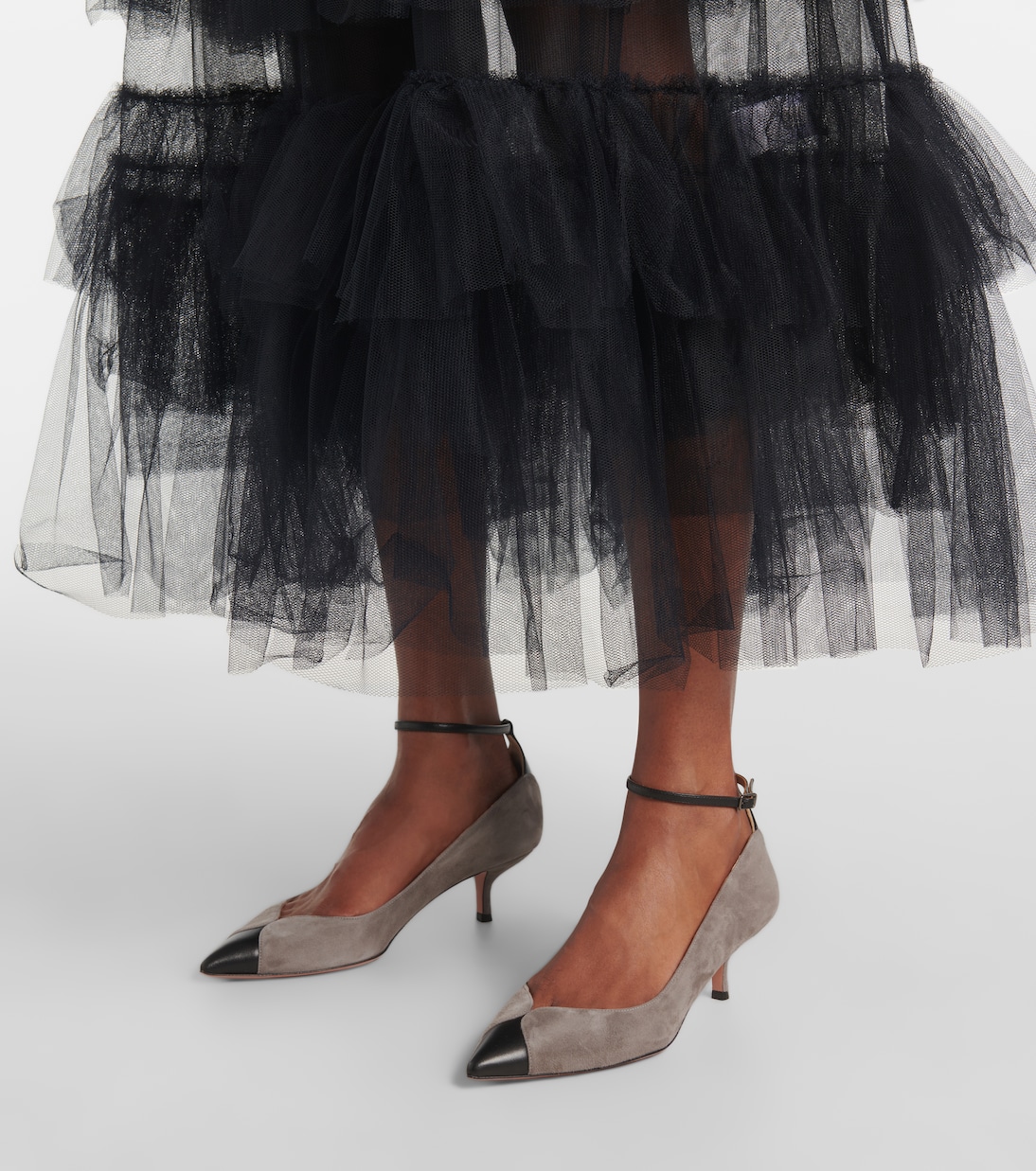 Pumps Pinot 50 aus Veloursleder | Aquazzura