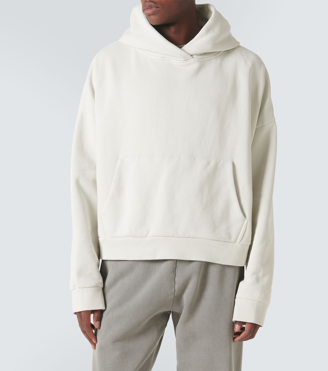 Heavy Hood cotton jersey hoodie | Entire Studios