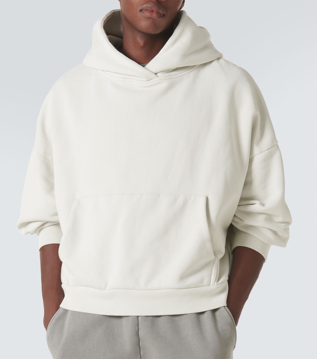 Heavy Hood cotton jersey hoodie | Entire Studios