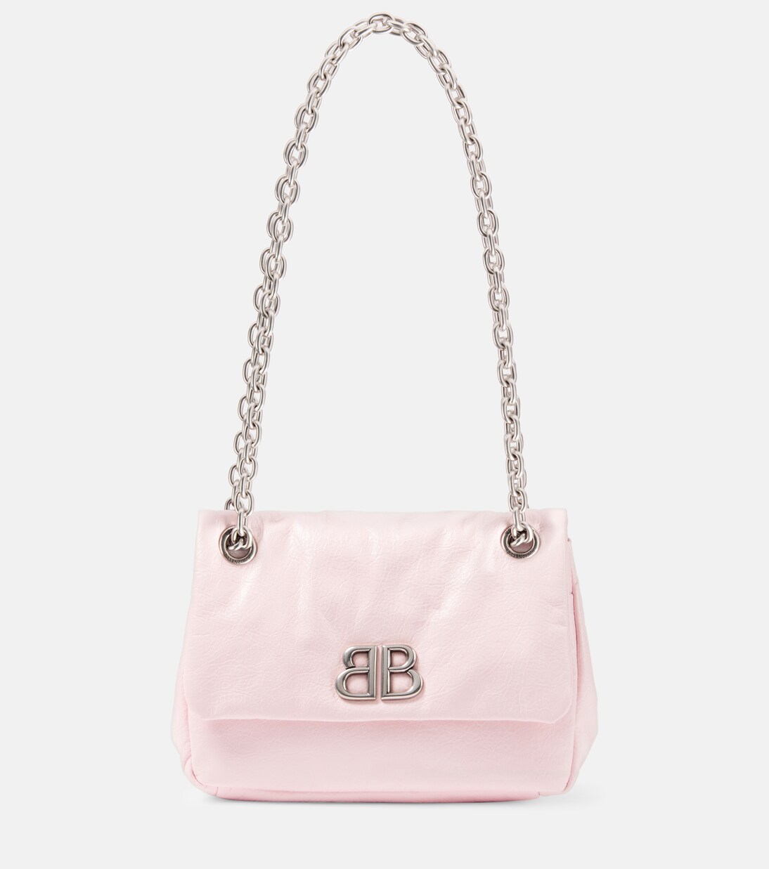 Monaco Mini leather shoulder bag | Balenciaga