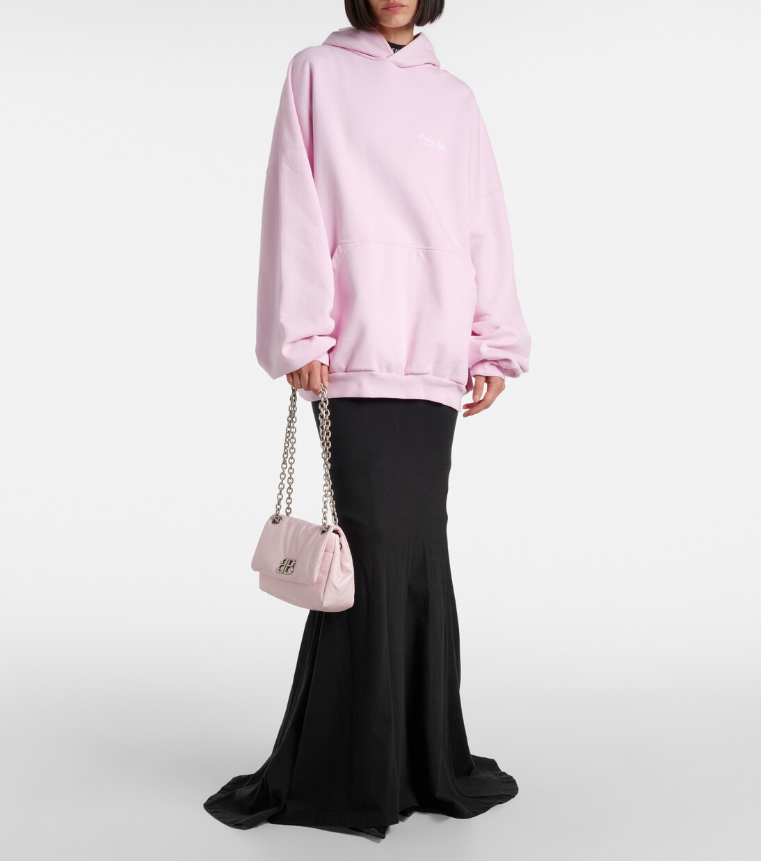 Monaco Mini leather shoulder bag | Balenciaga