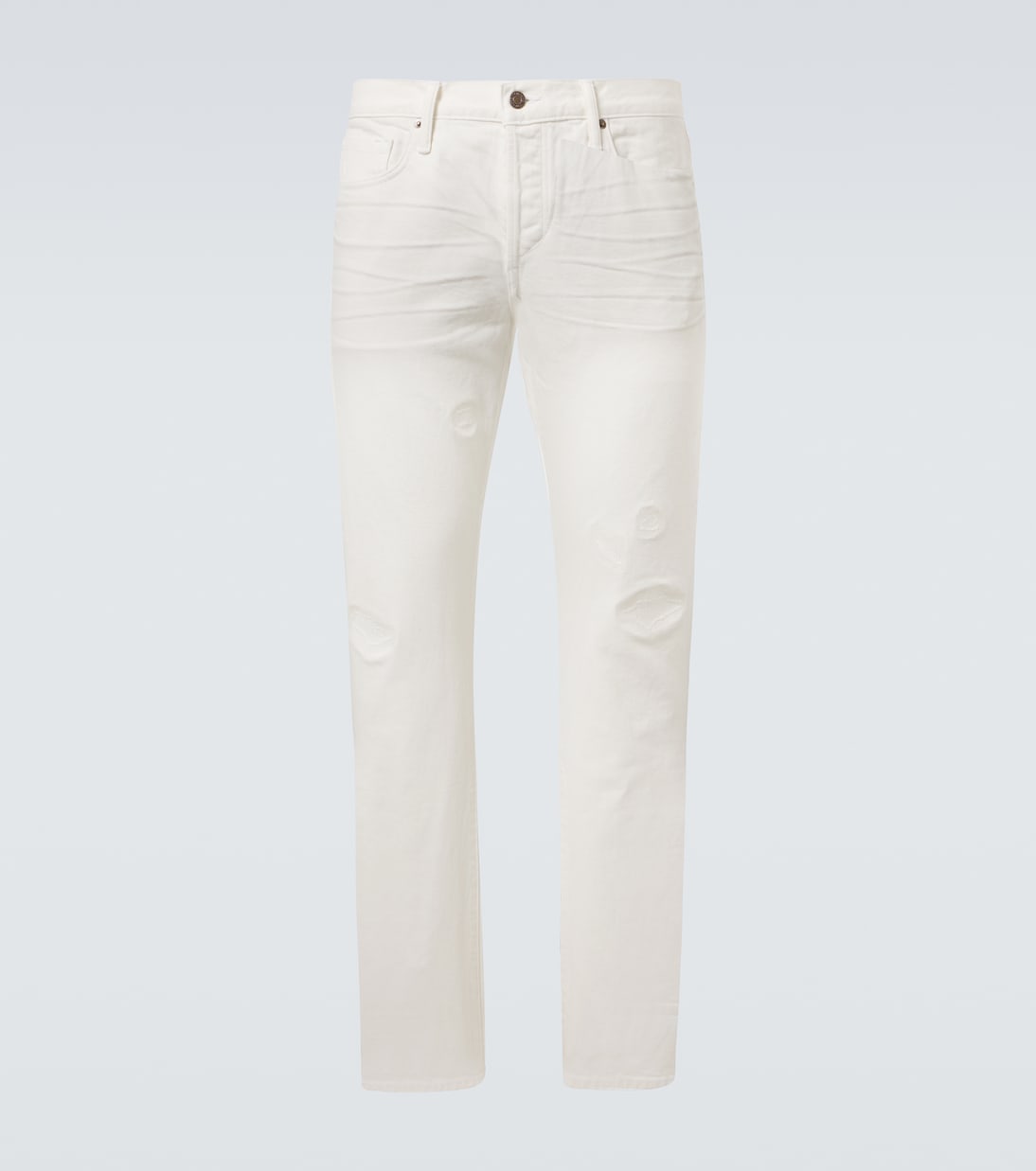 Jeans slim con efecto desgastado | Tom Ford