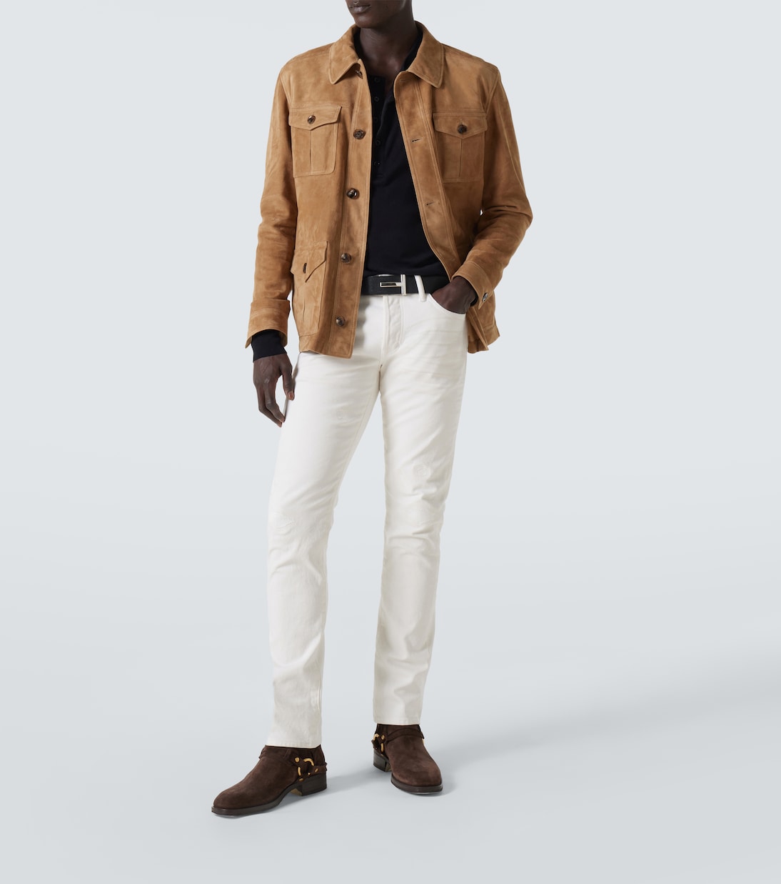 Jeans slim con efecto desgastado | Tom Ford