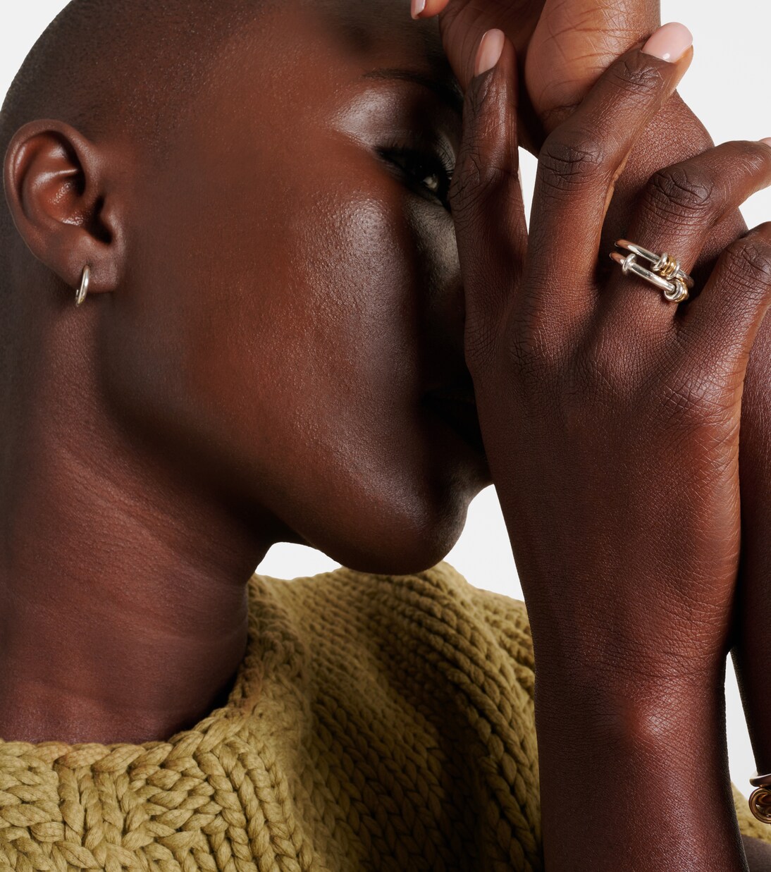 Ohrringe Sirius Versa aus Sterlingsilber mit 18kt Gelbgold | Spinelli Kilcollin