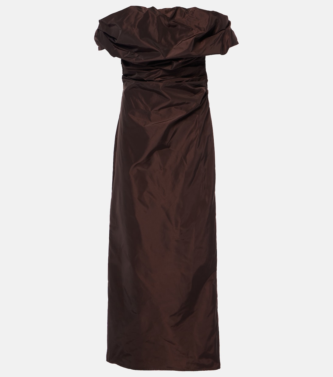 Robe longue Andrea à encolure bardot | Staud