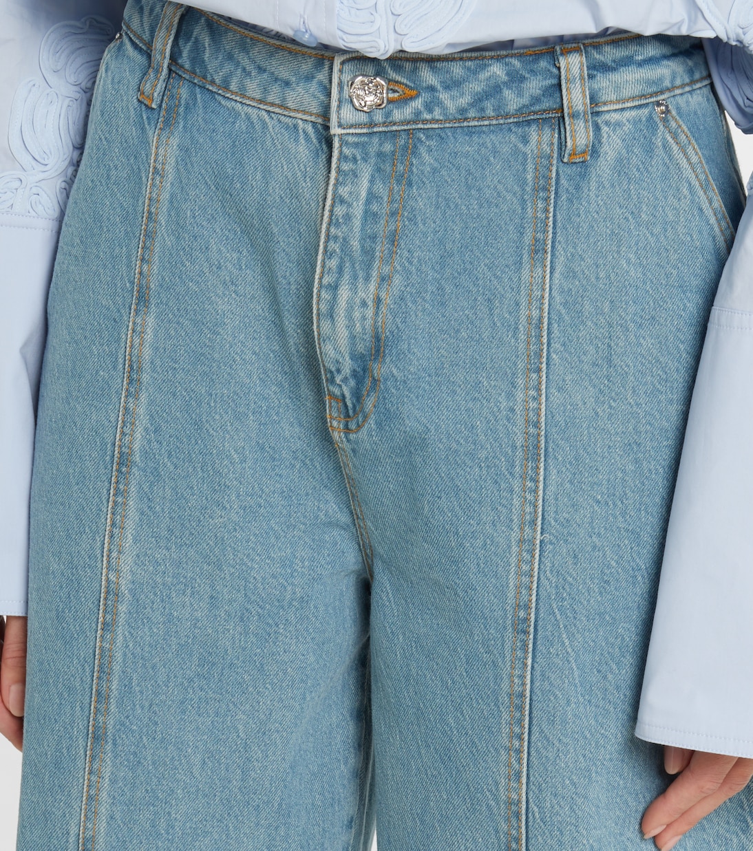 High-Rise Barrel Jeans | Rotate