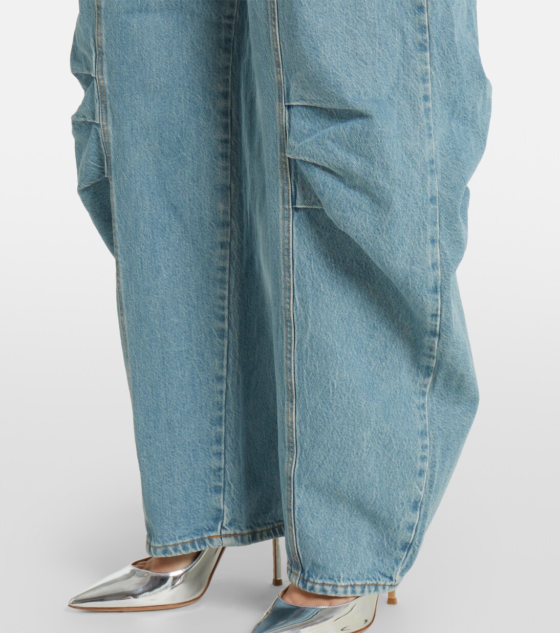 High-Rise Barrel Jeans | Rotate