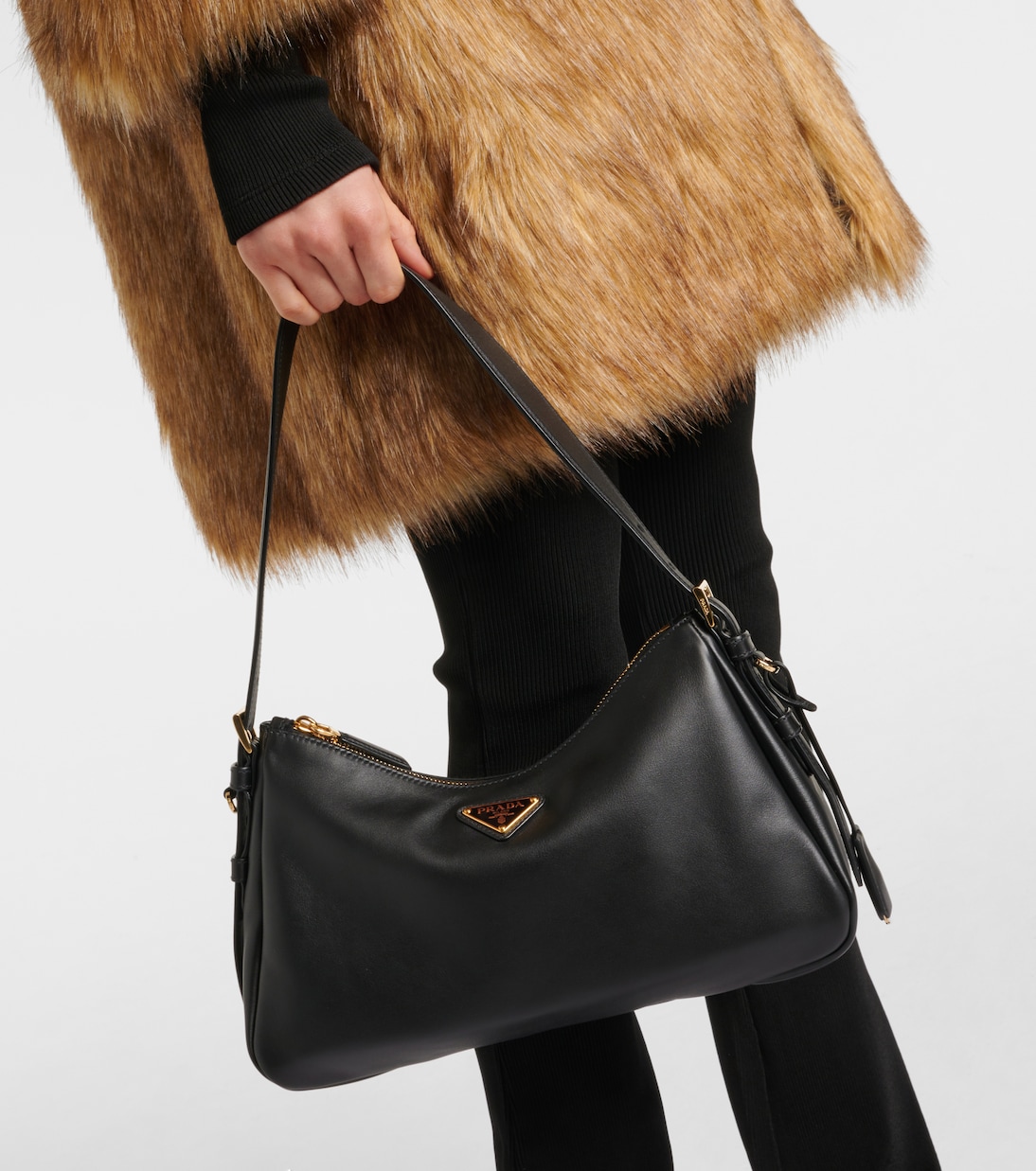 Schultertasche Prada Aimée Medium aus Leder | Prada