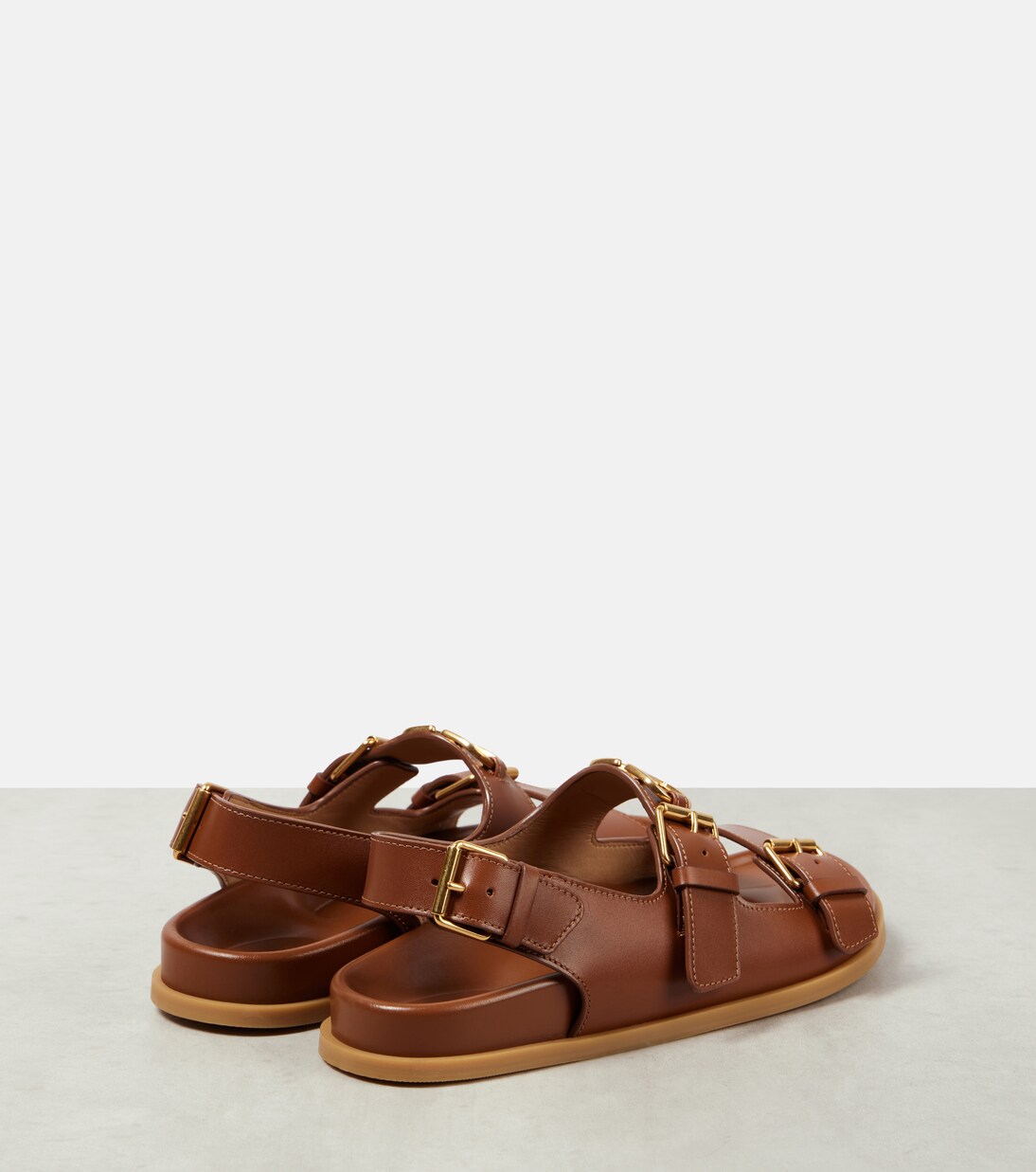 VLogo Signature leather sandals | Valentino Garavani