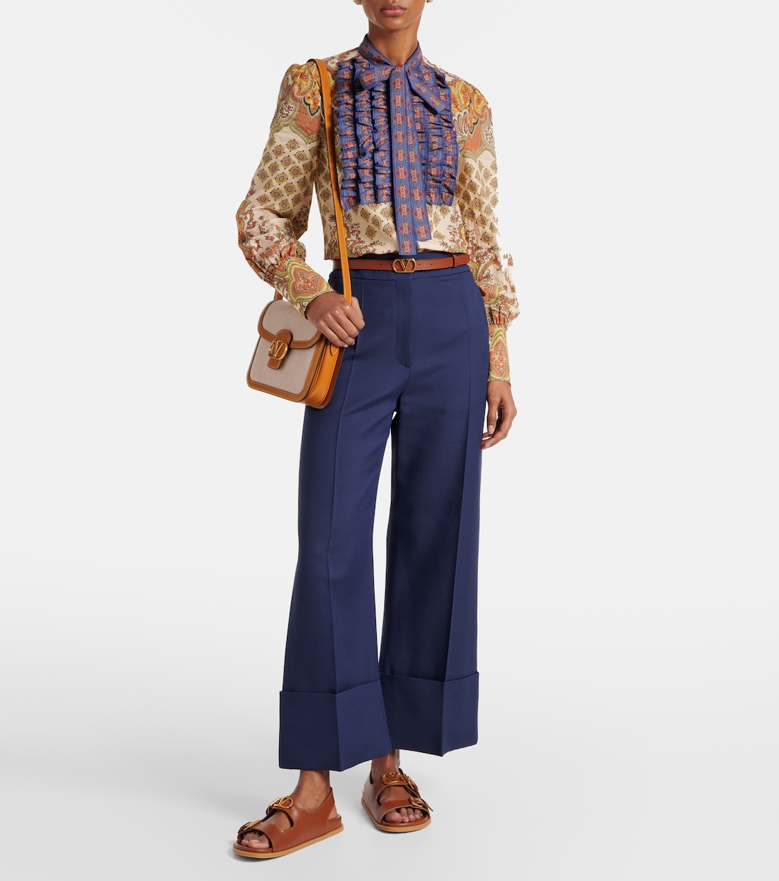 VLogo Signature leather sandals | Valentino Garavani