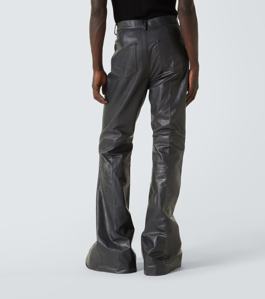 Pantaloni flared Bolan in pelle | Rick Owens