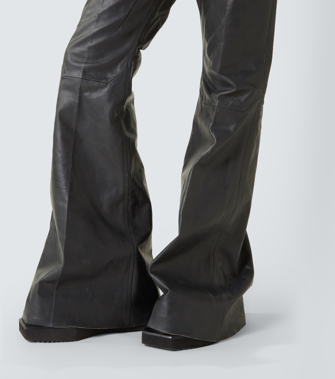 Pantaloni flared Bolan in pelle | Rick Owens