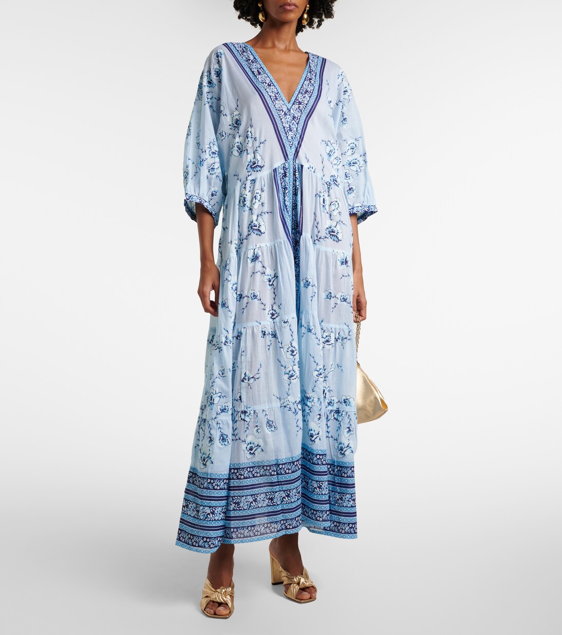 Cafetan imprimé en coton | Juliet Dunn