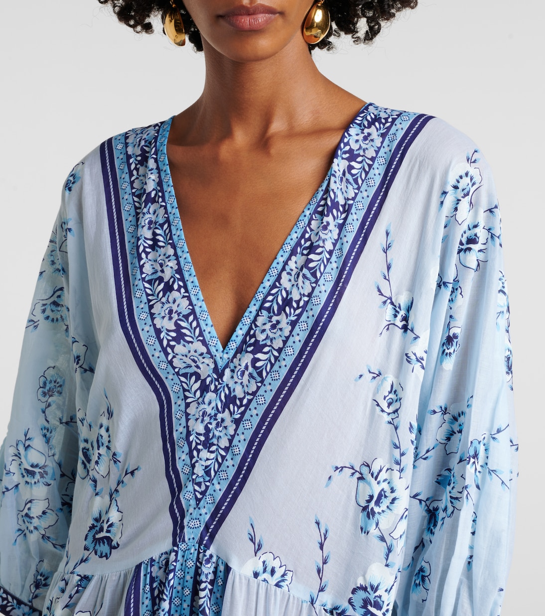 Cafetan imprimé en coton | Juliet Dunn