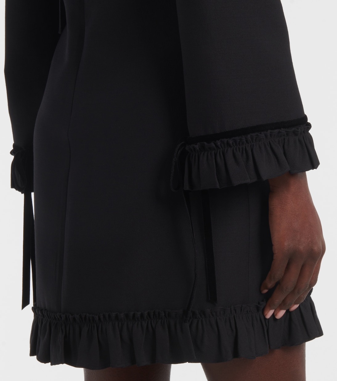 Crepe Couture polka-dot minidress | Valentino