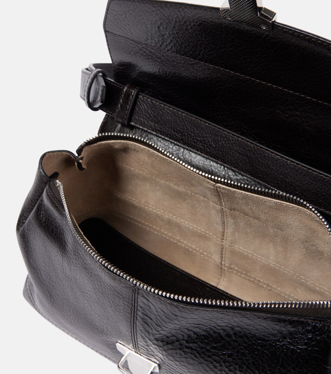 Gear leather shoulder bag | Lemaire