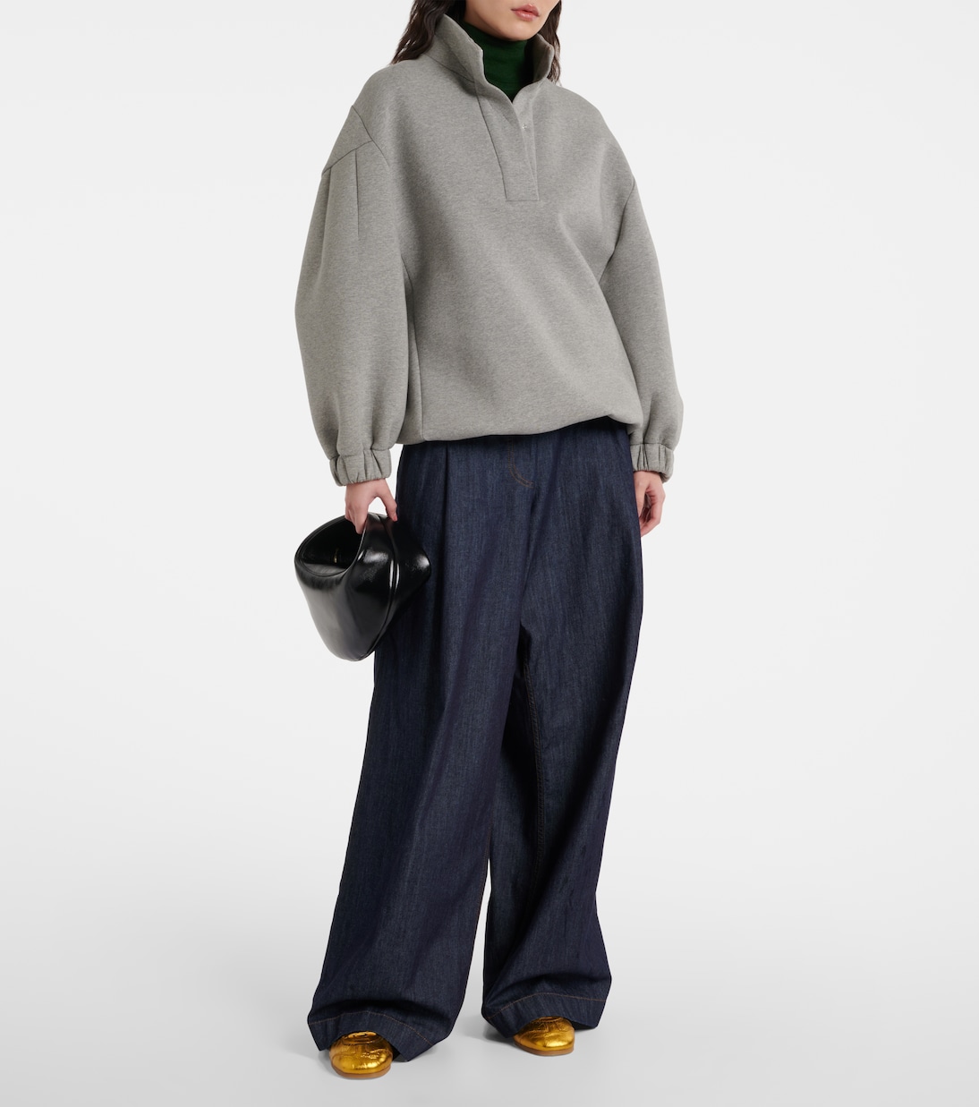 Metallic leather sneakers | Dries Van Noten