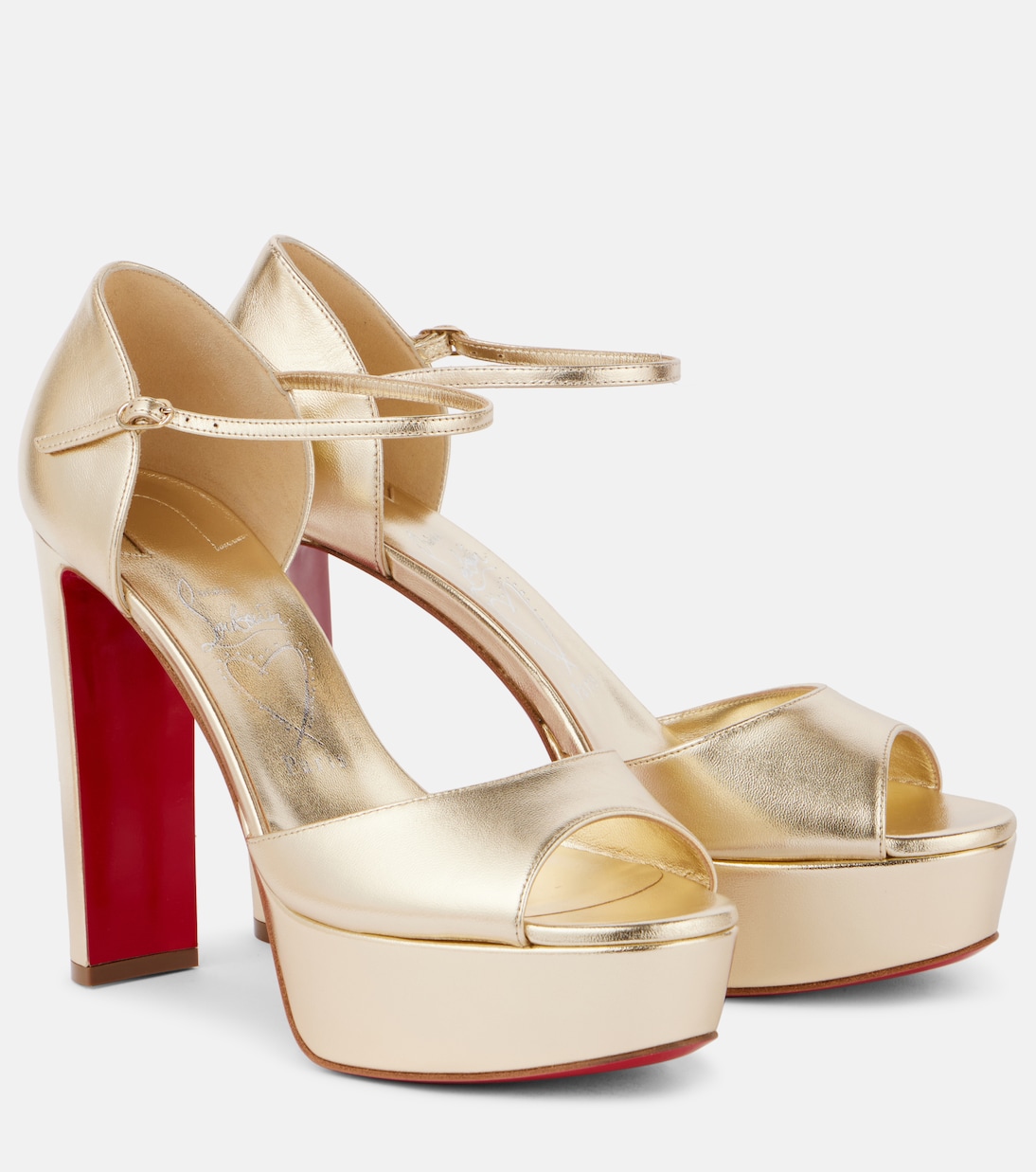 Pumps Sandaloo 130 in pelle | Christian Louboutin