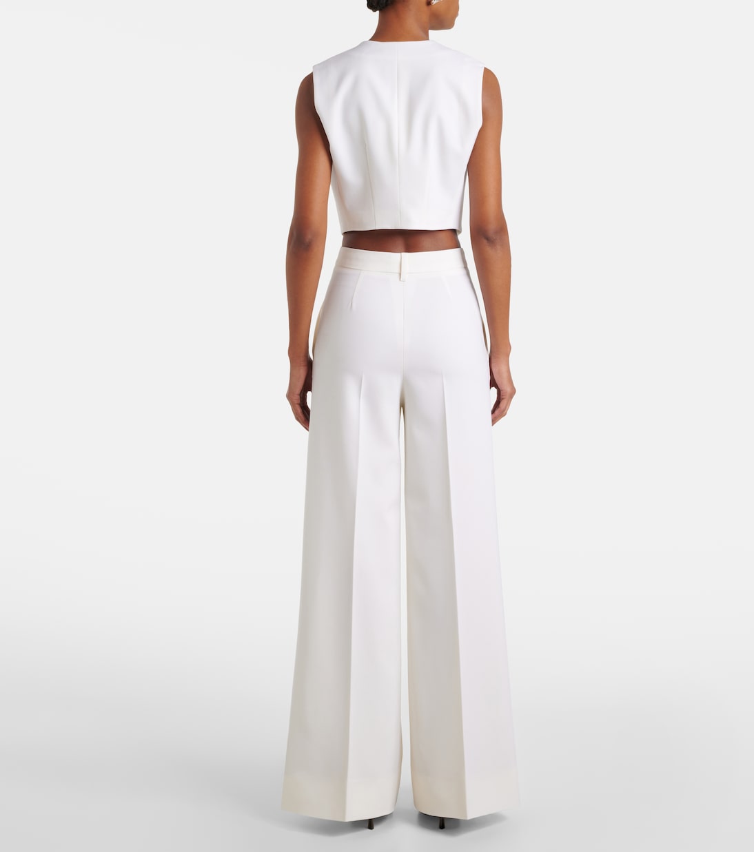 Cropped wool vest | Stella McCartney