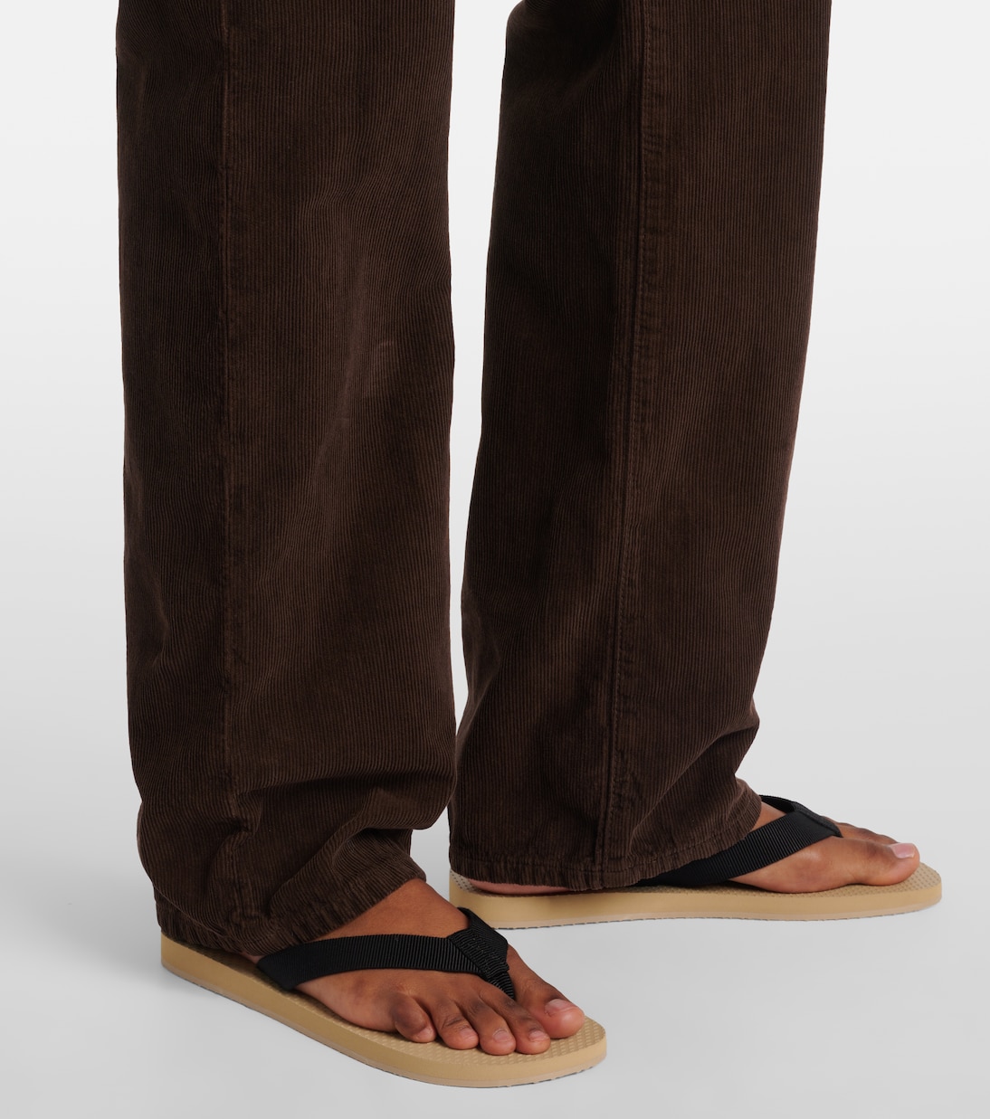 Carlyl cotton corduroy straight pants | The Row