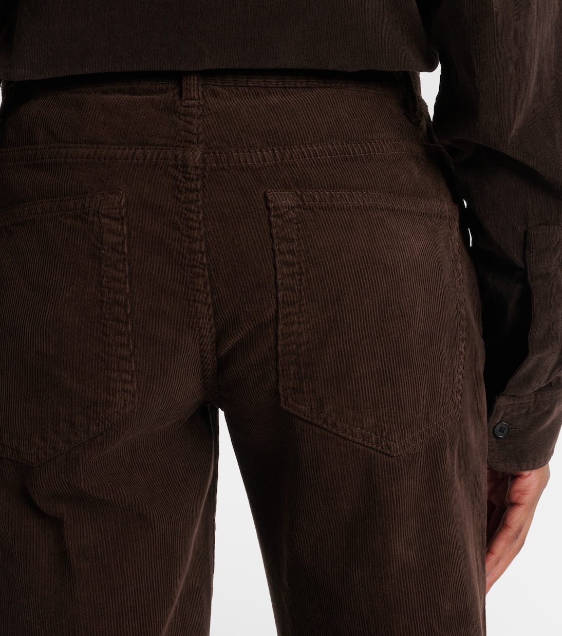 Carlyl cotton corduroy straight pants | The Row