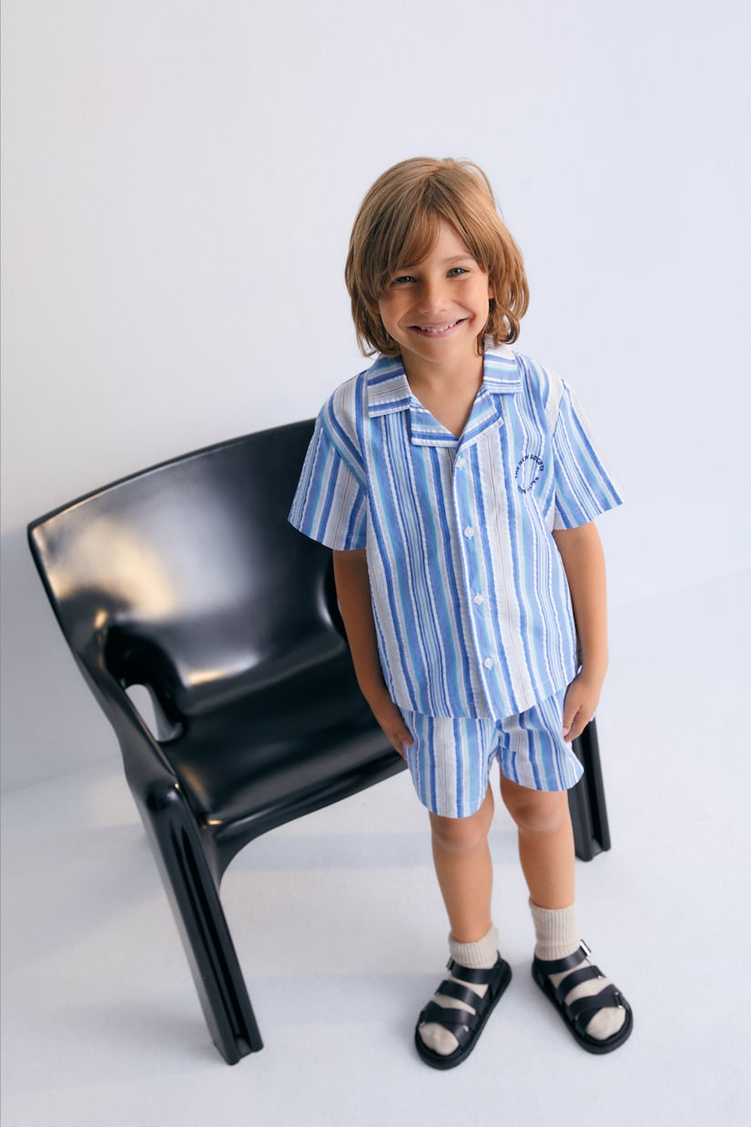 Hebe striped cotton shorts | The New Society