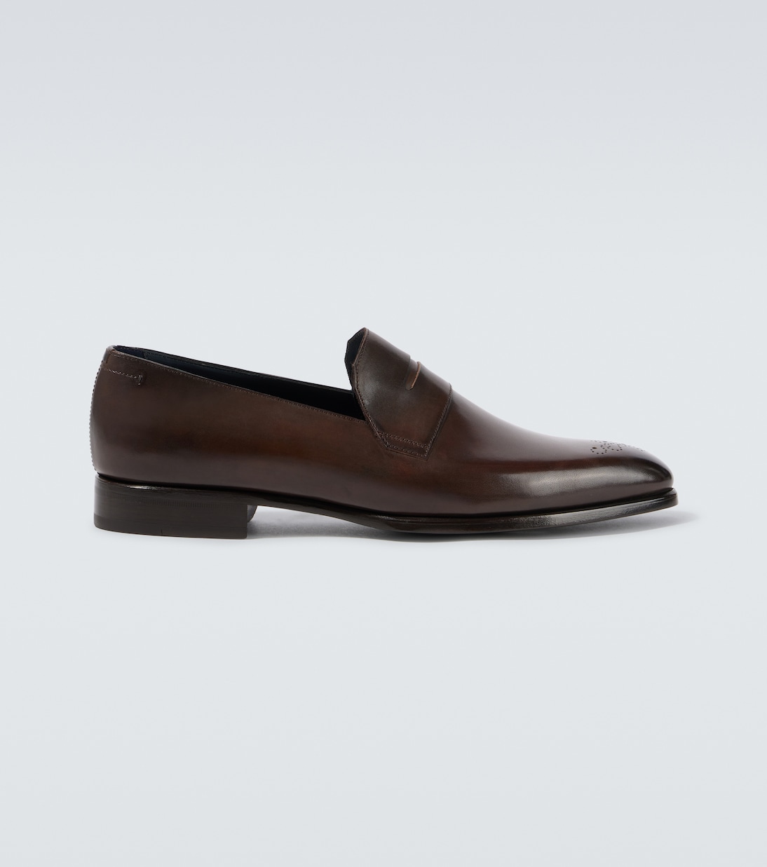 Leather penny loafers | Brioni