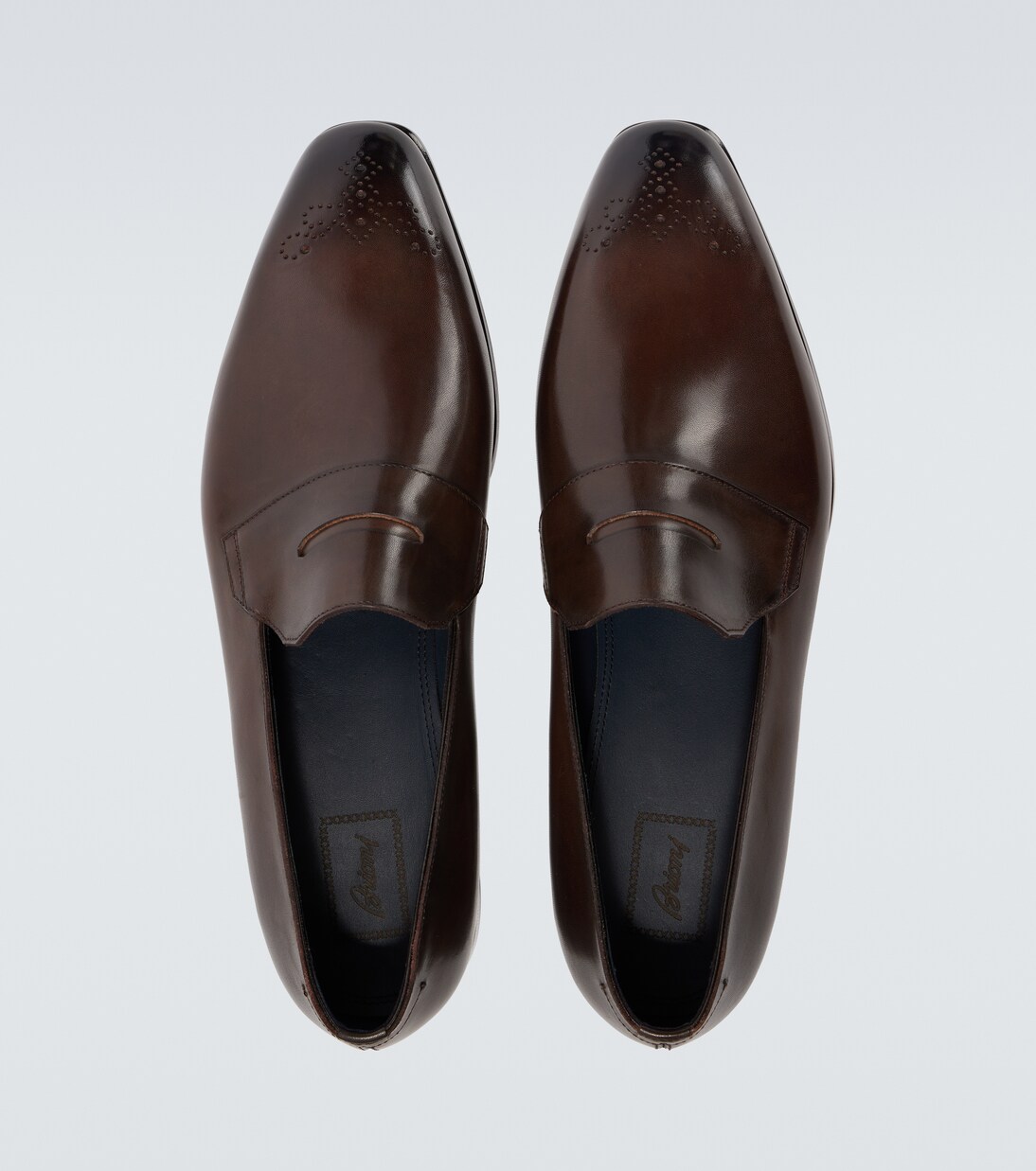 Leather penny loafers | Brioni