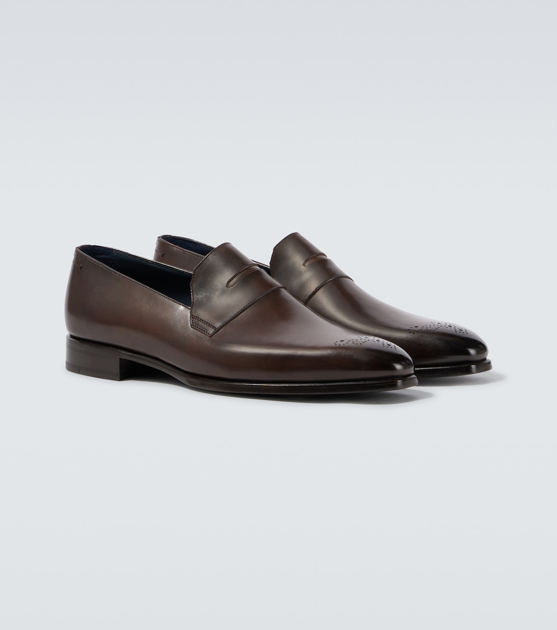 Leather penny loafers | Brioni