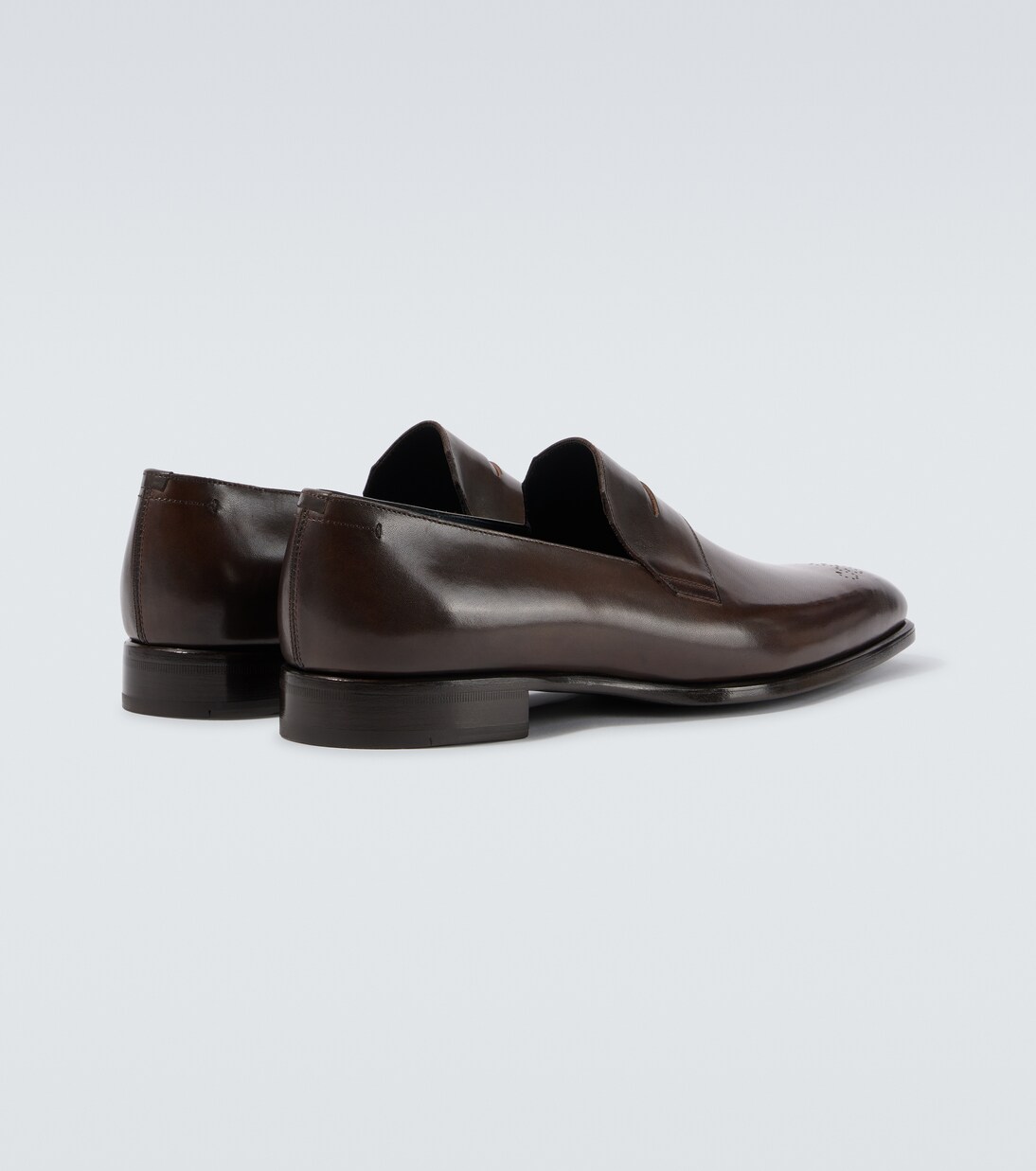 Leather penny loafers | Brioni