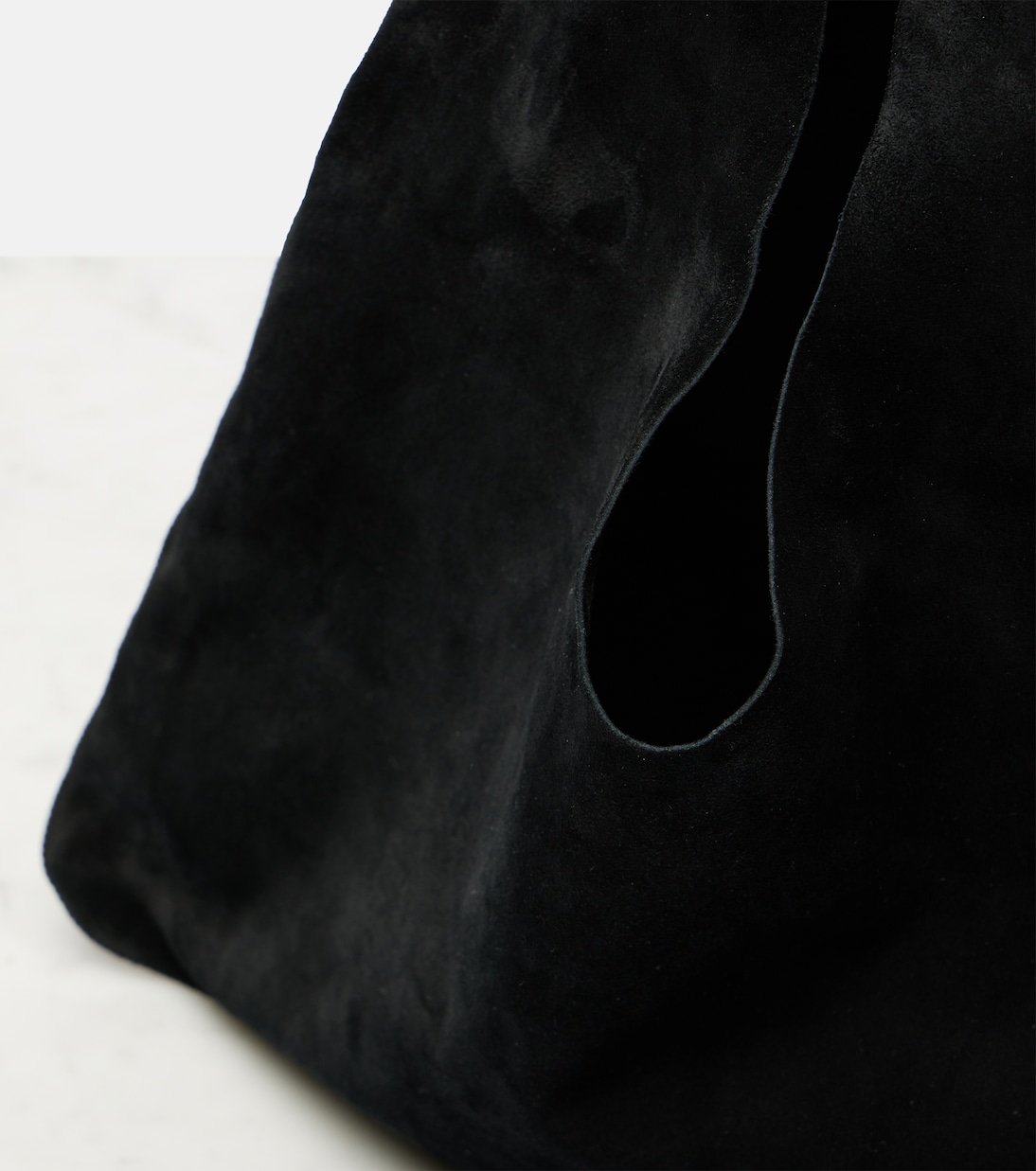 Bindle Small suede tote bag | The Row