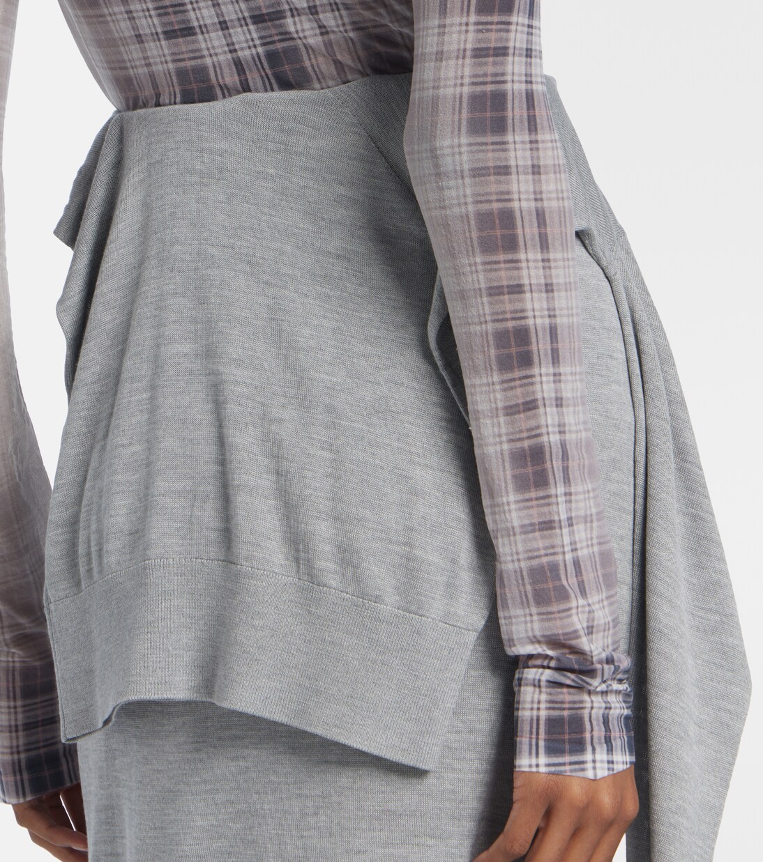 Midirock aus Seiden-Jersey | Acne Studios