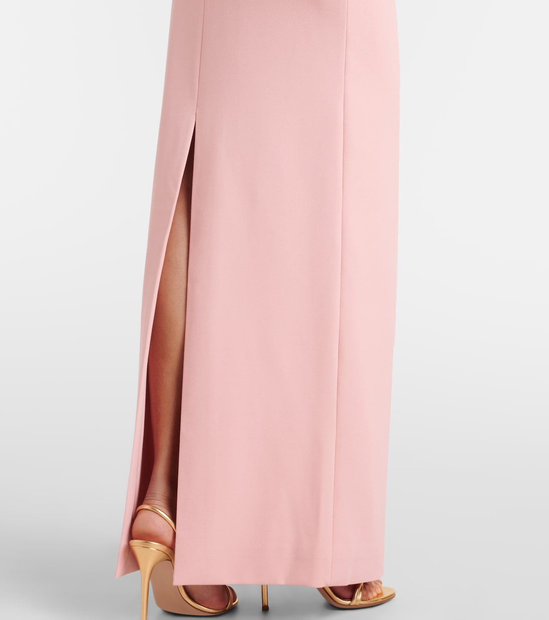 Bustier-Robe Afra aus Crêpe und Satin | Solace London