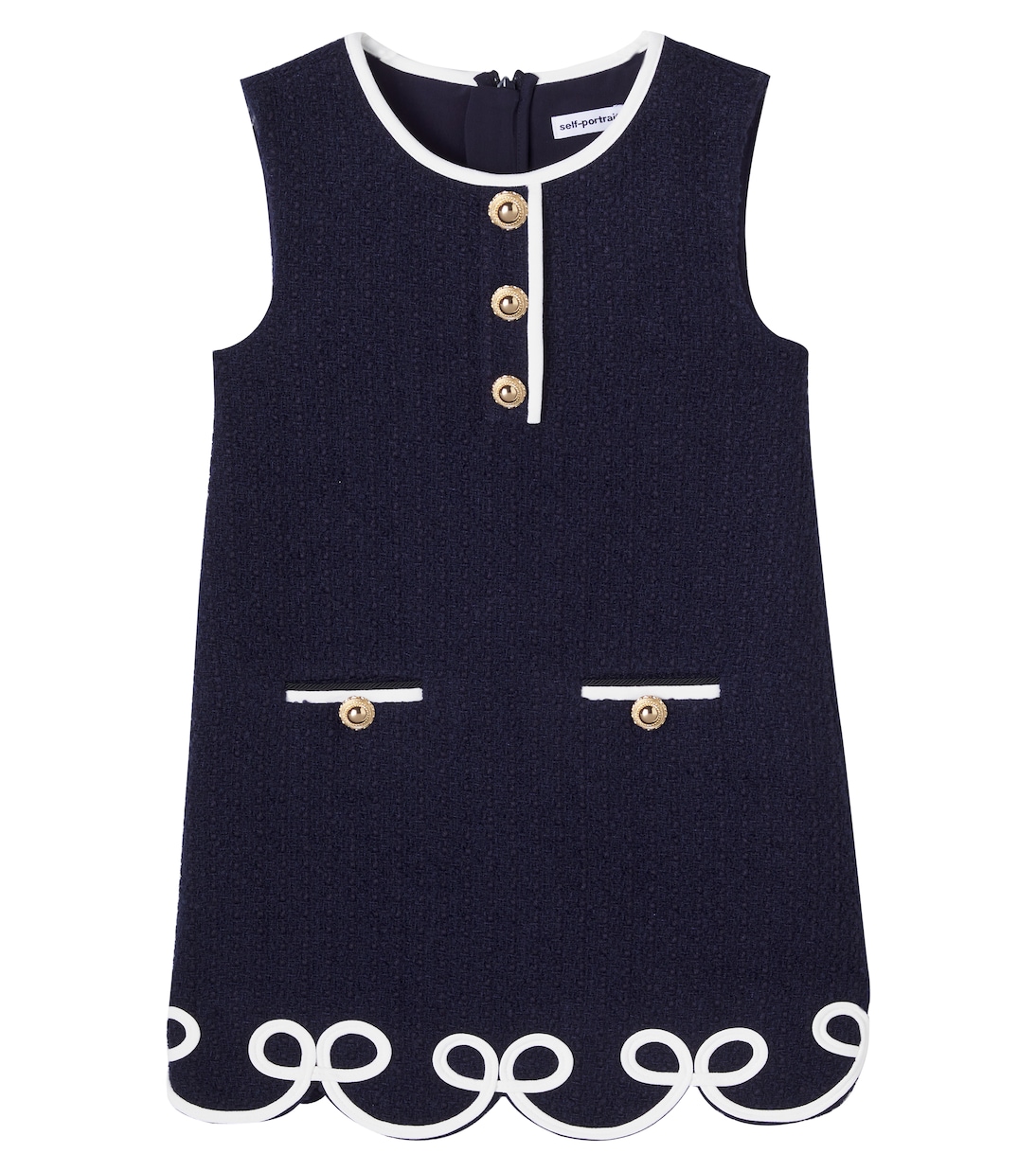 Kleid aus Bouclé | Self-Portrait Kids