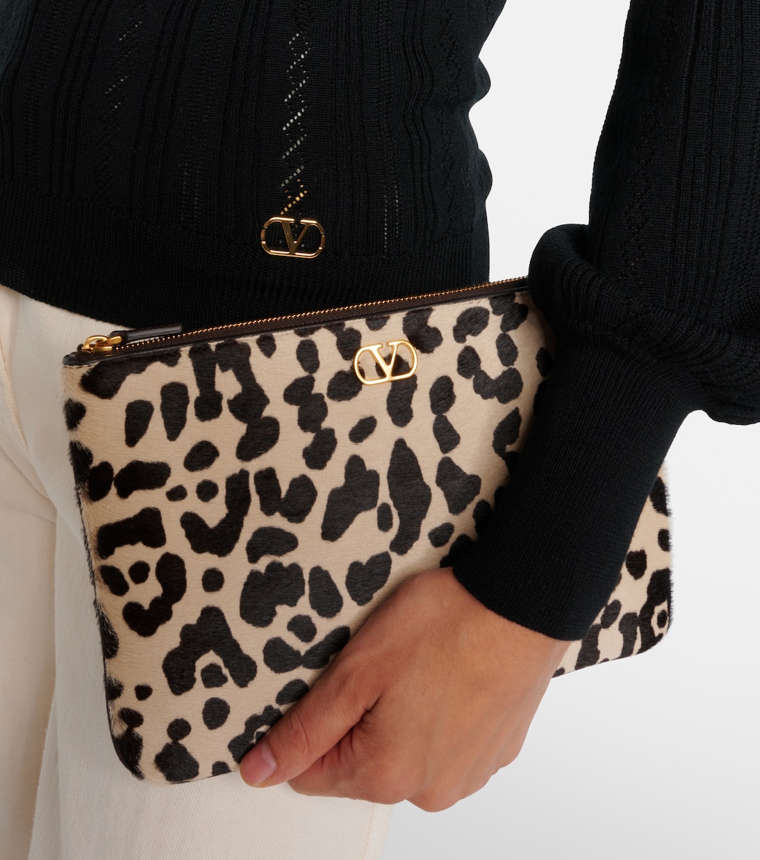 Bustina VLogo in cavallino | Valentino Garavani