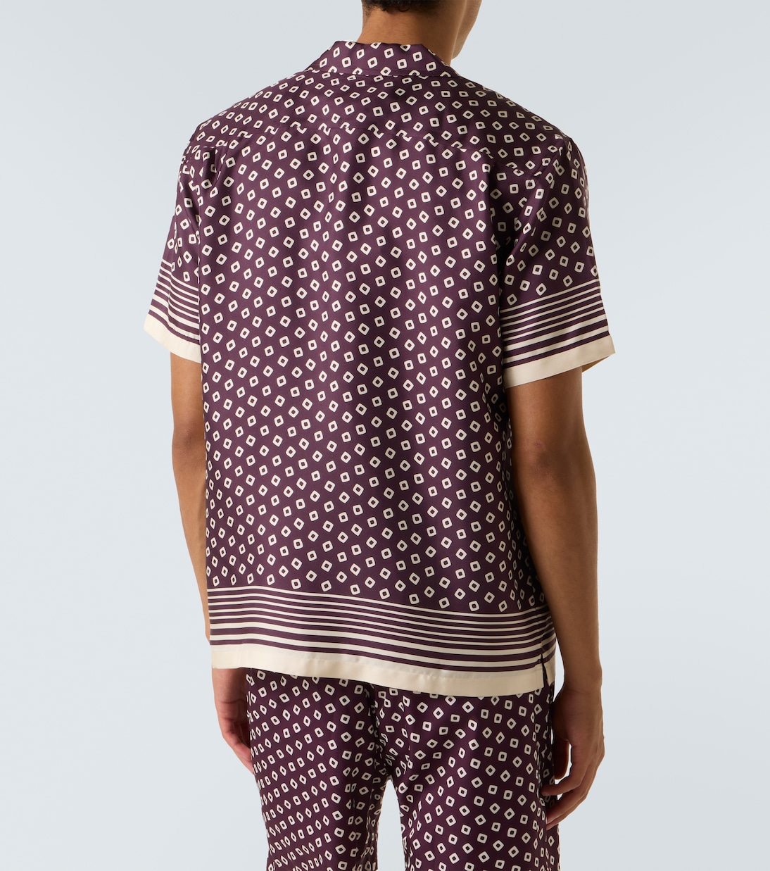 Camisa Maitan de seda estampada | Orlebar Brown